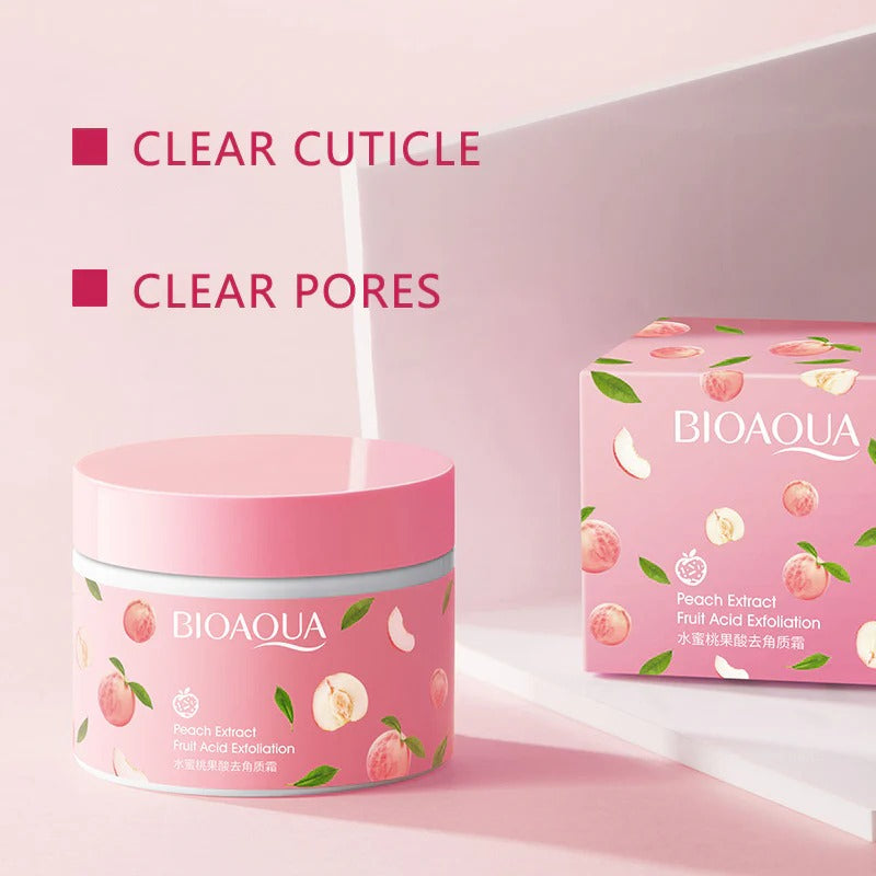 Bioaqua Peach Extract Fruit Acid Exfoliating Face Gel Cream 140g