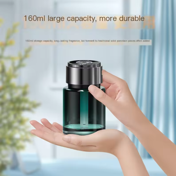 Rechargeable 160ml large-capacity glass car aromatherapy diffuser